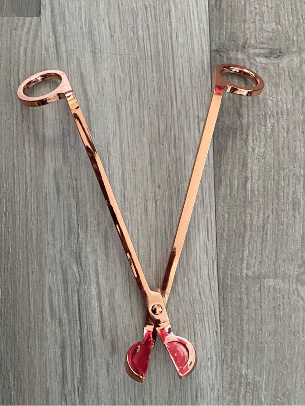 Decorative Candle Wick Scissors Rose Gold finish